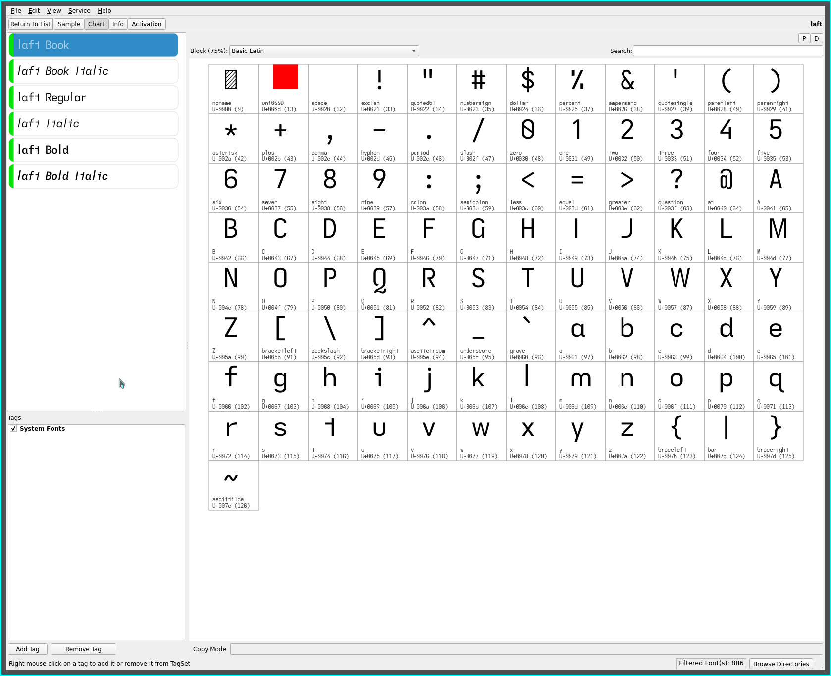 laft font laft font
