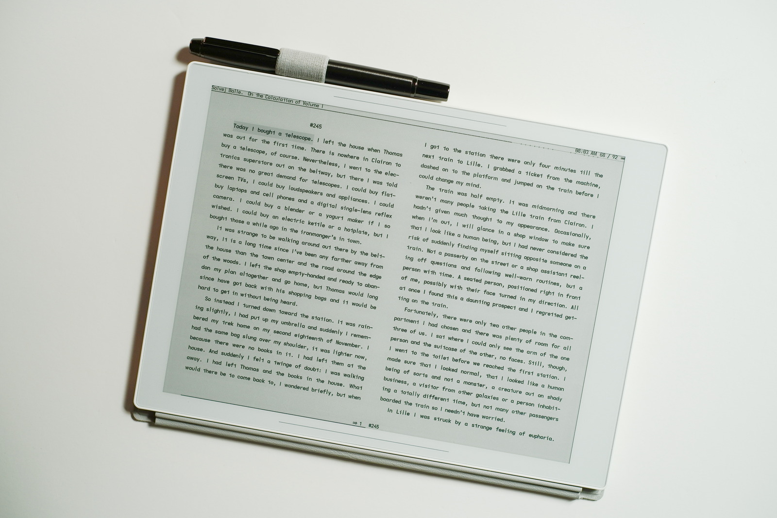 KOReader laft font KOReader laft font