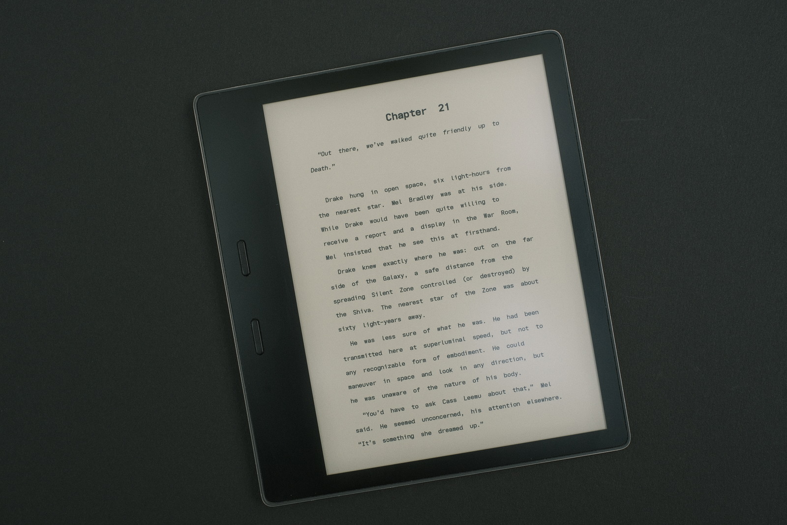 how to use kindle oasis to help dislexy